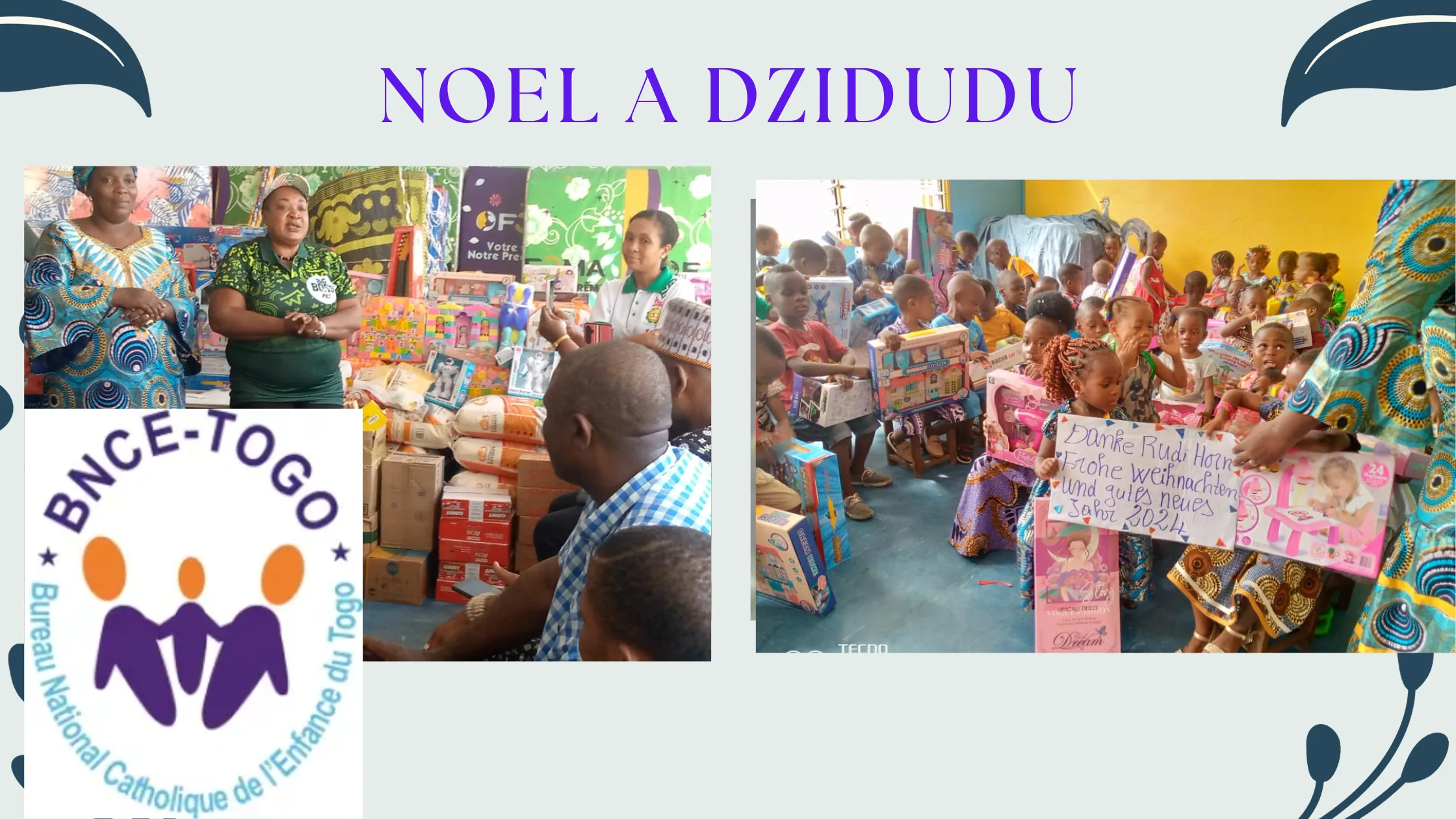Noel au Centre d’éveil Précoce du BNCE à Lomé