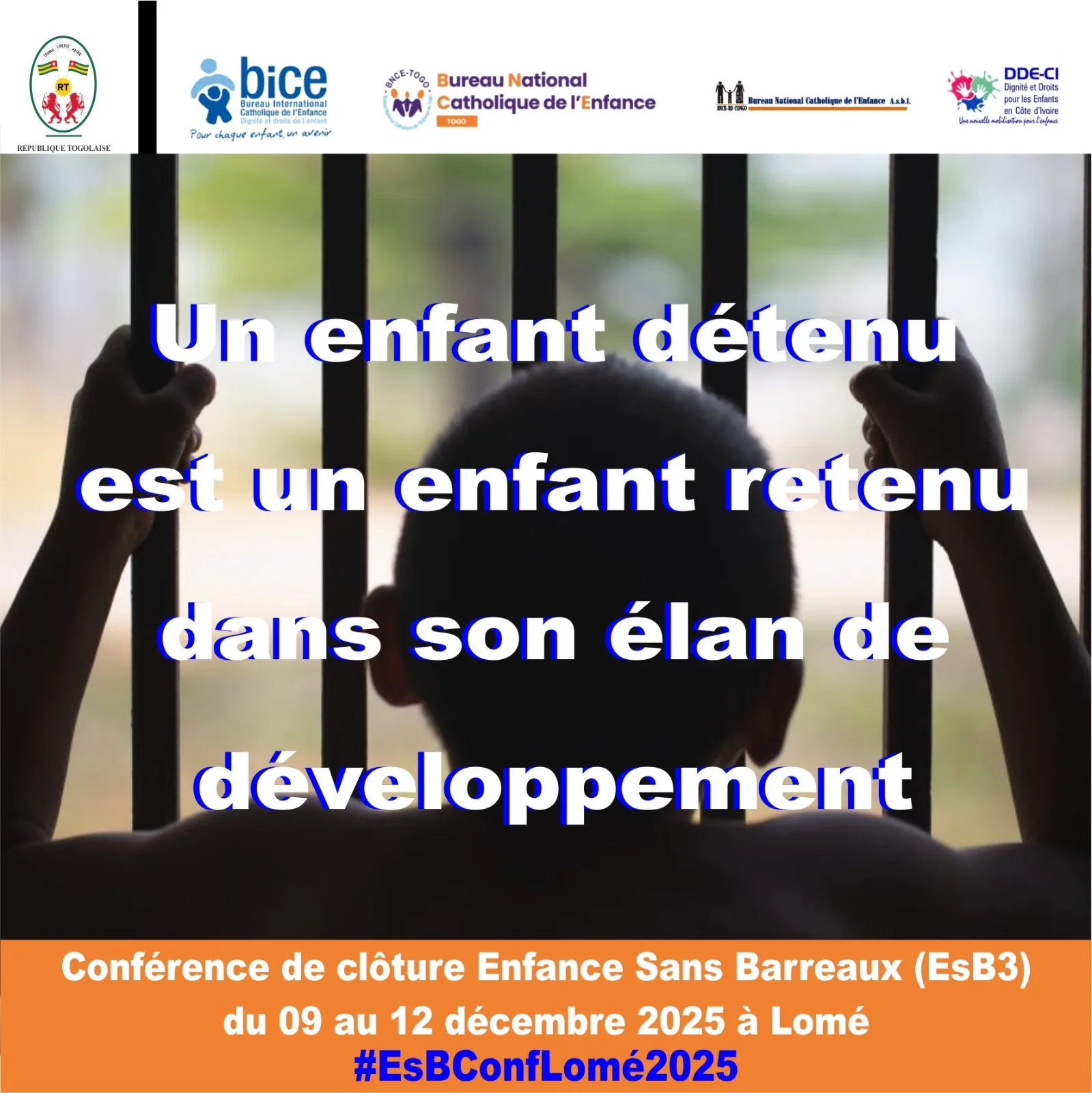 Conférence de clôture du programme Enfance sans Barreaux 3 (EsB3)